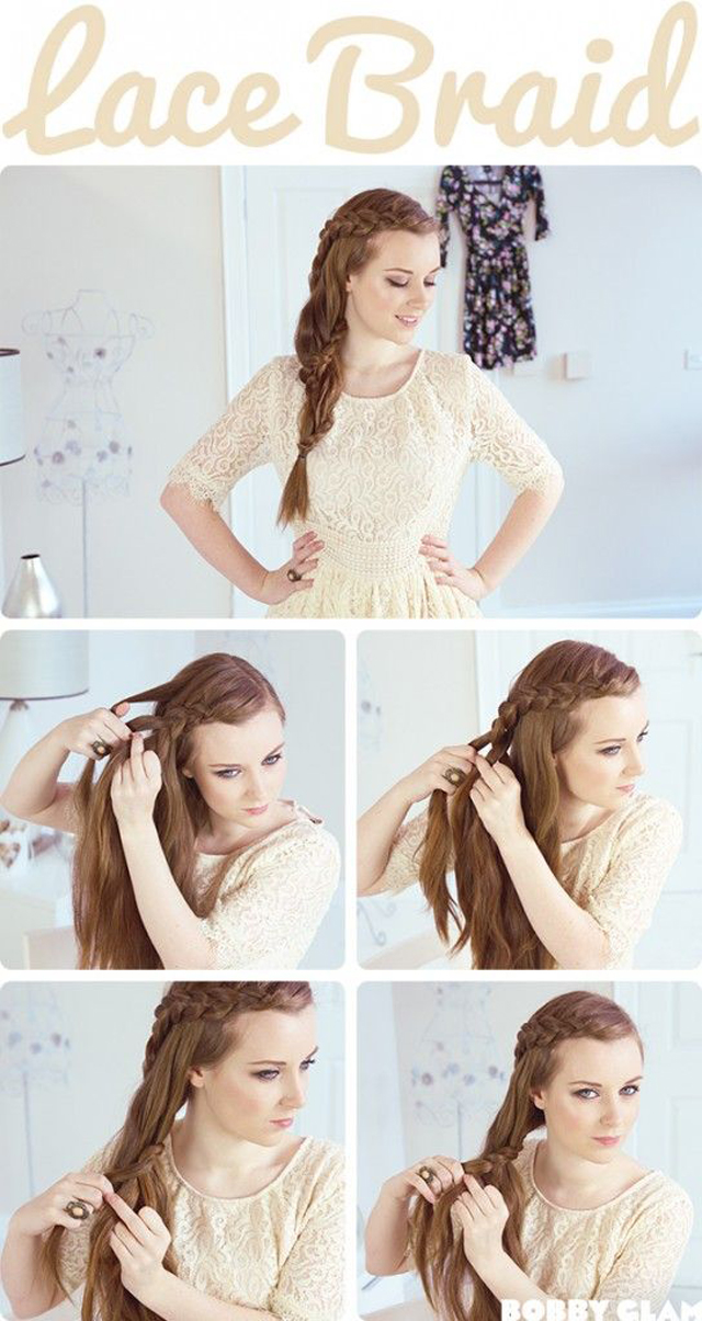 lace braid tutorial