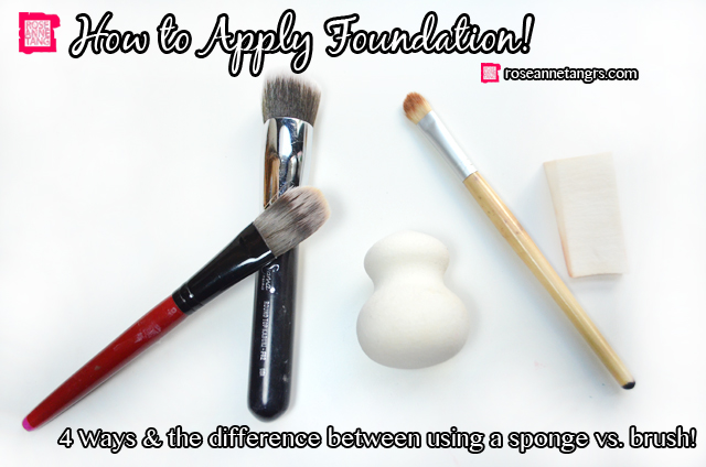 How to Decide Between Using Makeup Brushes or Sponges