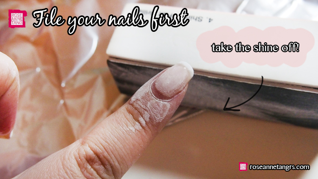 How do you take off gel nails at home?