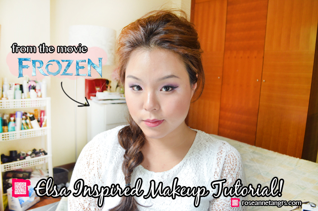 frozen themed makeup