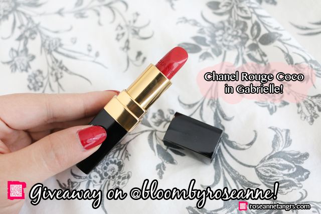 Review: Chanel Rouge Coco Lipstick in Mademoiselle & Giveaway